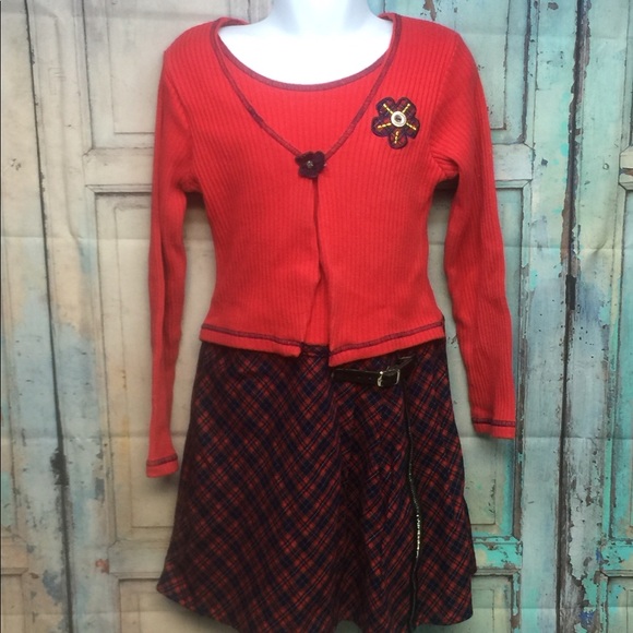 THOMAS Girls One Piece Dress with belt - Picture 1 of 5